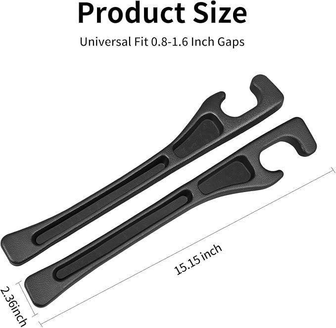 Car Seat Accessories, Car Seat Gap Filler, Car Organizers and Storage with Phone Holder, Car Interior Accessories Fit Sedan SUV Truck -2PCS Red