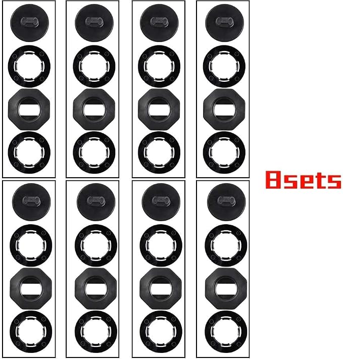 OTUAYAUTO 8PCS Car Floor Mat Clips - for Double Layer Mat - Universal Automotive Carpet Clips Holder Clamps