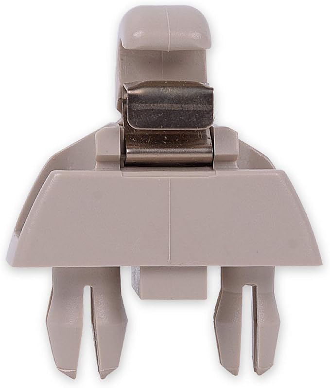 runmade Beige Interior Sun Visor Hook Clip Bracket Compatible with Audi A6 C6, Compatible with VW Passat B7 Polo