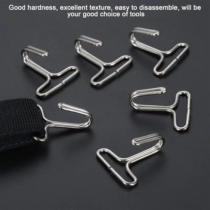 DXNQ 20 PCS Car Seat Cover Hooks, Fixing Hanger Fastener Locking Clip for Car Headrest Cover, Fixing Hook for Vehicle Seat Cushion Mat Installation Replacements, Car Accessories