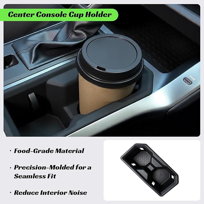 Interior Organizer Bundle for Toyota RAV4 2026,3-in-1 Set with Center Console Organizer Tray,Cup Holder Insert & Silicone Dash Mats–Custom Fit Anti-Slip Storage Accessories for 2026 RAV4