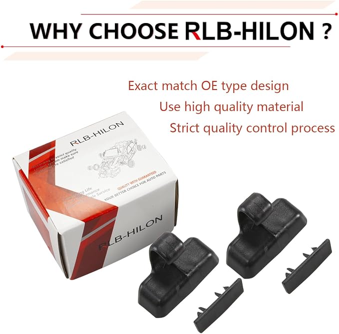 RLB-HILON 2PCS Window Shade Hook Compatible with Honda Pilot 2016 to 2022, for Honda Passport 2019 2020 2021 Year, Door Sun Shade Hook Clip
