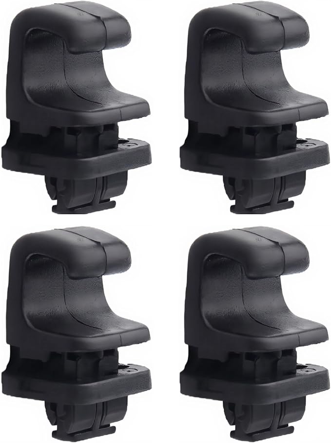 83917S8000CA 4 Pcs Black Rear Door Curtain Hooks No Drill Sun Shade Blind Holders Plastic Car Interior Blind Retainer Clips Compatible with Hyundai Palisade 2020-2024 Replaces 83917-S8000CA 83917S8000