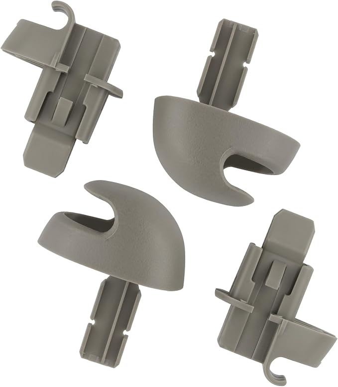 TQPONLY Sun Visor Holder Retainer Clips (2 Pcs) | Compatible with 2000-2003 Dodge Dakota Durango Accessories Car Visor Organizer | Replacement 5GE11TL2AA