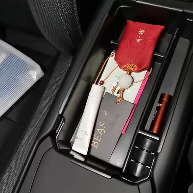 For Volvo Accessories Insert Armrest Tray Center Console Organizer, （2019-2026） xc40 Middle Console Organizer Tray, Storage Box (XC40 Box)