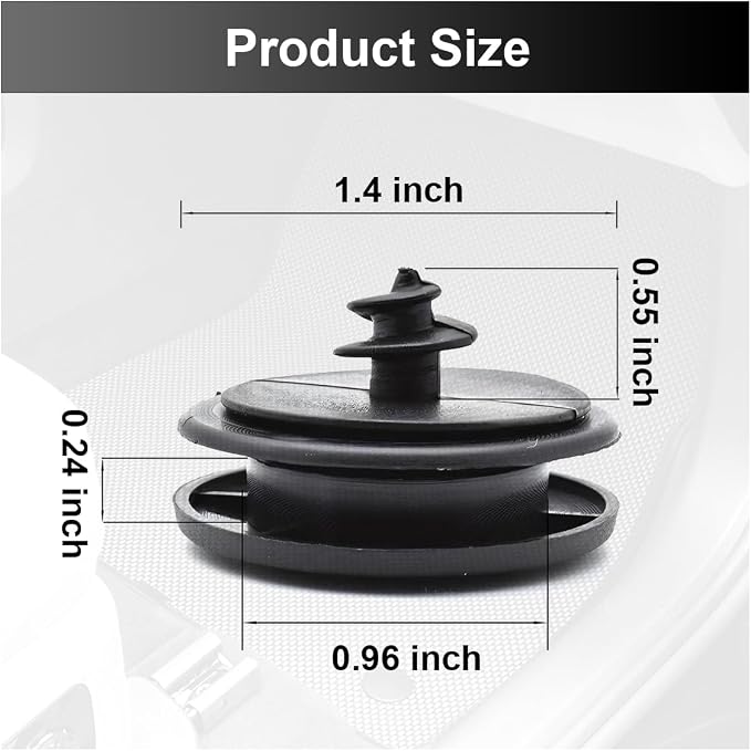 ZIMISI 10 Sets Car Floor Mat Clips, Non-Slip Carpet Fixers, Automotive Fastener Carpet Clips, Car Floor Mat Retaining Clip Replacement for #3D0-864-851-B41 3D0-061-795-B41 (10PCS)
