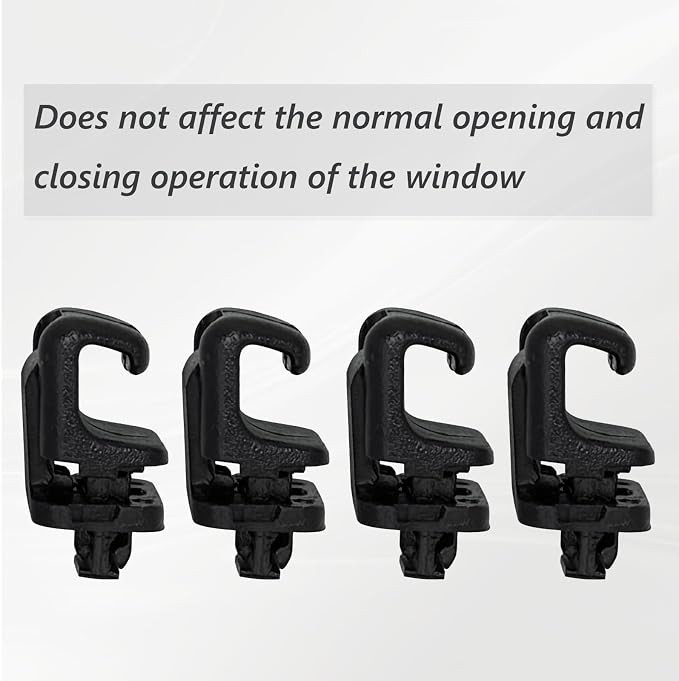 Interior Rear Door Curtain Hook Compatible with Hyundai Palisade 2020-2023 Replace 83917S8000CA 83917-S8000CA 83917S8000 4Pcs Interior Sun Shade Blind Curtain Hook