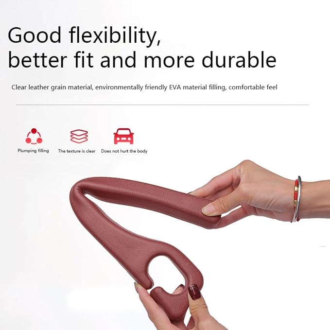 Car Seat Gap Filler 2 Pack, Anti-Drop Seat Gap Plug Blocker with Storage, Universal Car Seat Gap Organizer Stops Items from Falling, Fits Cars, SUVs, Trucks, Car Interior Accessories (red)