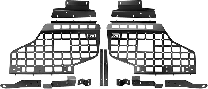 HIGH FLYING for Toyota Prado LC150/Lexus GX460 Car Molle Panels Storage Modular System Trunk Shelf Organizer Rear Cargo Racks (Side Panels)
