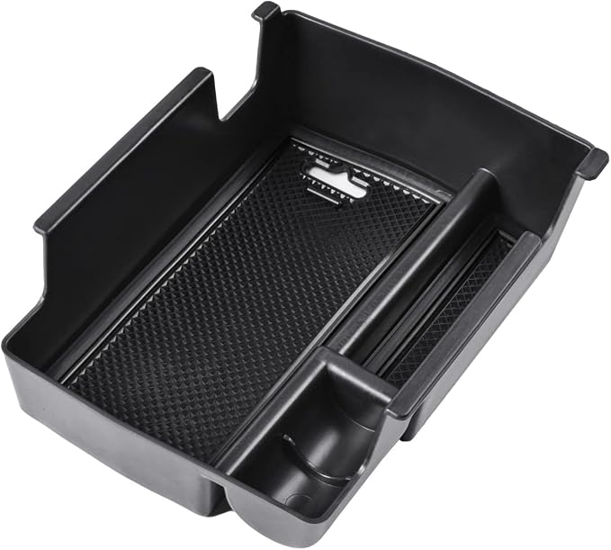 Center Console Organizer Tray Compatible with Jeep Compass 2022 2023 2024 2025 Accessories Insert Armrest Glove Box Secondary Storage Divider ABS Materials，Black
