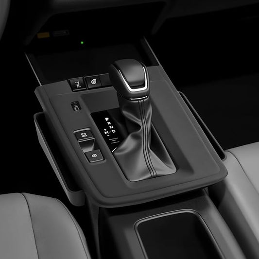 SKTU for 2026 Toyota Corolla Cross Gear Shift Panel for 2026+ Toyota Corolla Cross (XLE/Hybrid XSE) Center Console Organizer 2026 Corolla Cross Accessories Rubber Passenger Side Storage Box Durable
