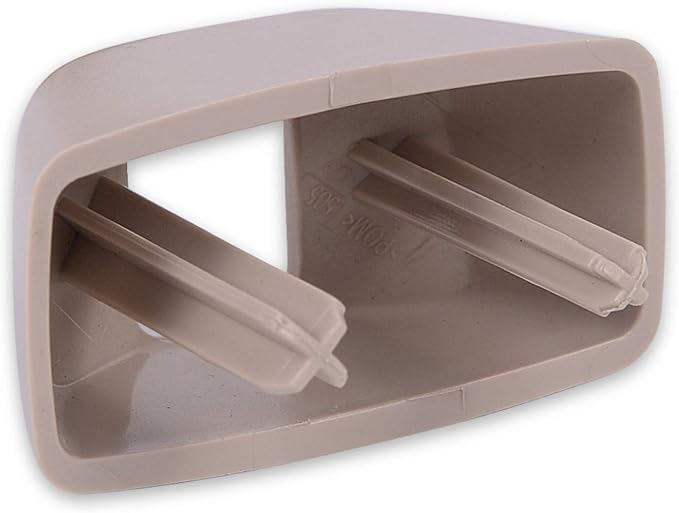 runmade Beige Interior Sun Visor Hook Clip Bracket Compatible with Audi A6 C6, Compatible with VW Passat B7 Polo