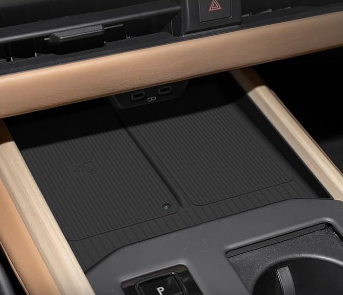 SXCY for 2026 Lexus ES Wireless Charging Protective Mats for 2026 Lexus ES Accessories Center Console Inserts Liner Anti-Slip Anti-Dust Waterproof Mats