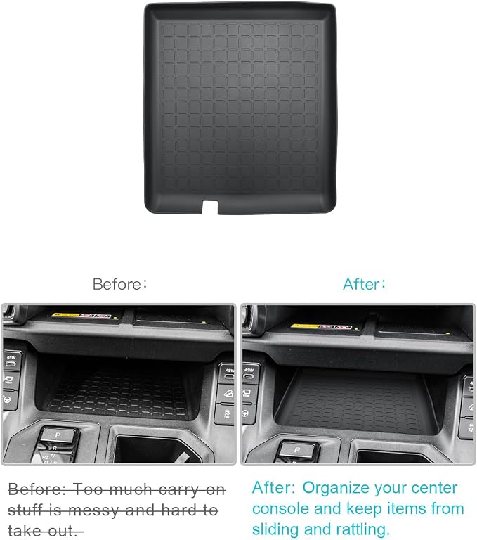 CDEFG for 2026 Toyota RAV4 Center Console Organizer for 2026 Toyota RAV4 Accessories Middle Console Organizer Storage Box (for Front Side of Gear-Shift)