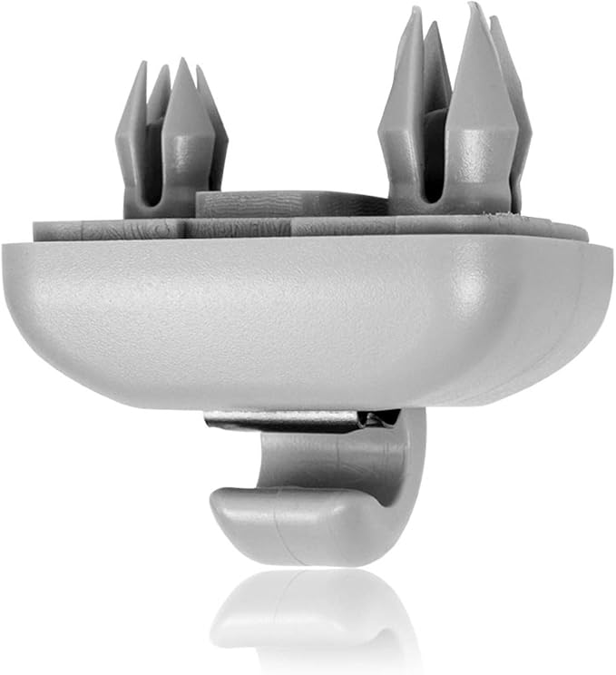 runmade Interior Sun Visor Hook Clip Bracket Grey Compatible with Audi A1 A3 A4 A5 Q3 Q5 S3 S4 S5 TT, OEM: 8E0 857 562, 8U0 857 562A
