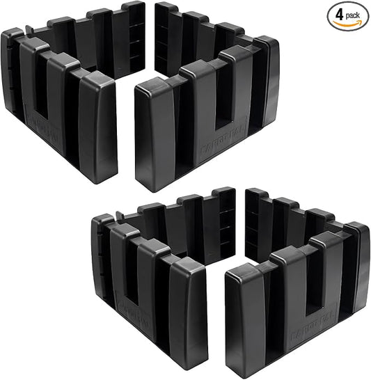 DXNQ 8PCS Multipurpose Cargo Organizer Blocks, Plastic Cargo Storage Organizer Blocks for Wool Carpet Trunk, Grocery Trunk Divider Cargo Containment System for Car SUV Van Trunk