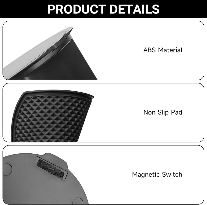 Center Console Coin Box Organizer Compatible with Honda 2023-2025 2026 Pilot & 2024-2026 Ridgeline & 2024-2026 Passport Accessories Armrest Insert Cup Holder Storage Box