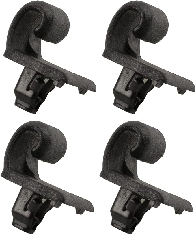 RLB-HILON Door Sun Shade Hook Clip Compatible with Honda Pilot 2009 to 2015 Year, 83740-SZA-A02ZA, Black Color, 4PCS