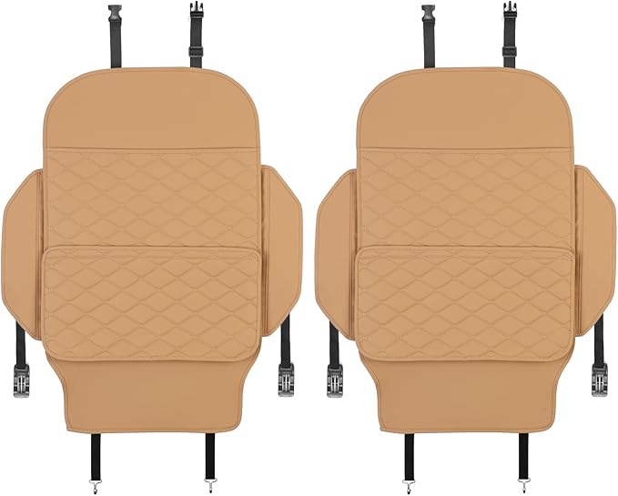 TAIKOO Seat Back Protector,Shields Seat Backs From Kicks and Adds Storage | kick mats back seat protector easy to install and clean, well-crafted, sturdy, durable and stylish.2 Pack