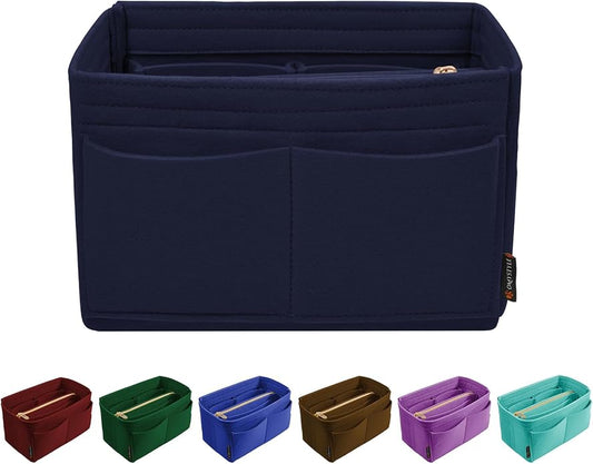 OMYSTYLE Purse Organizer Insert, Felt Tote Bag Organizer Insert with 5 Sizes, Handbag Dividers for Inside Purse, Compatible with Longchamp, Neverful, Speedy and More