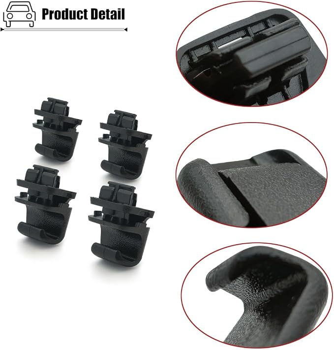 4PCS Rear Door Curtain Hooks Compatible with Hyundai Palisade 2020 2021 2022 2023 Year, Sun Shade Curtain Clips for 83917S8000CA 83917S8000
