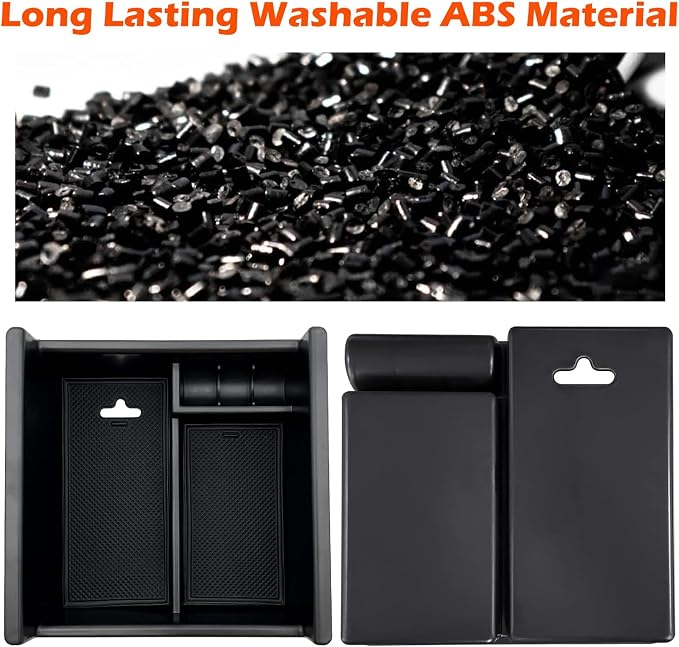Compatible with Toyota 4Runner Accessories Center Console Tray Organizer Armrest Box Storage Fit for 4Runner 2010-2019 2020 2021 2022 2023 2024 (Console Organizer)