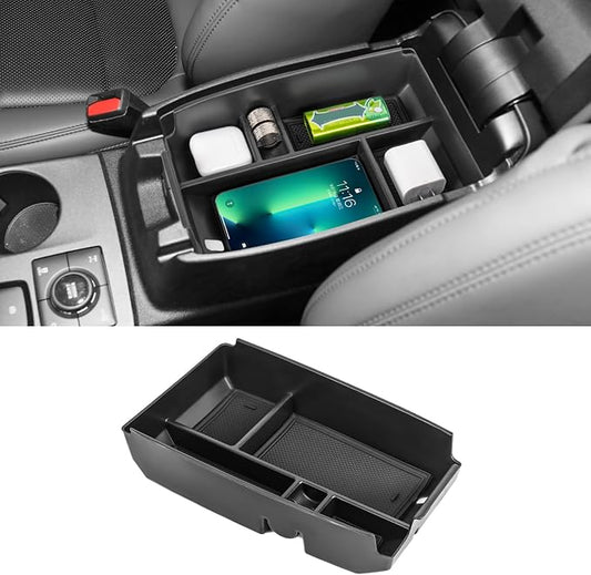 Center Console Organizer Tray Compatible with Ford Bronco Sport 2021-2025/ Escape 2020-2026 Armrest Storage Box Secondary Insert Storage Tray Interior Accessories