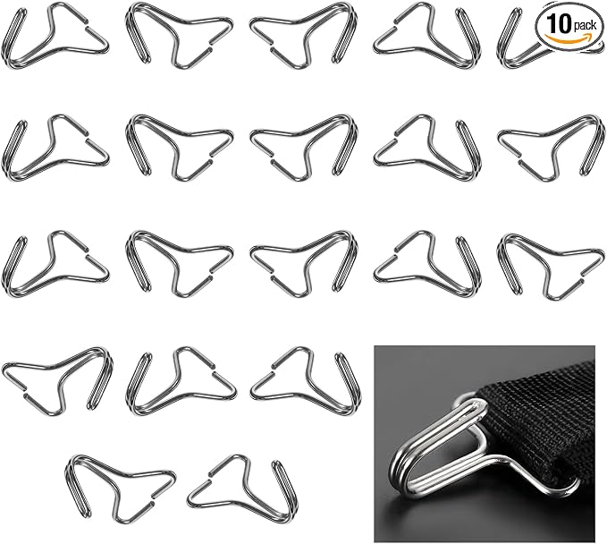 20 PCS Car Seat Cover Hooks, Metal Seat Cushion Locking Clip Headrest Cover Fixing Hanger Fastener, Vehicle Seats Mat Pad Hanger Hook Installation Replacement for Most Cars SUVs