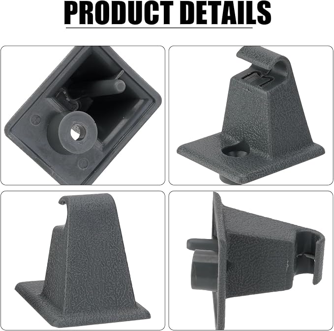 2pcs Front Visor Support Clip for Chevy Silverado Suburban Tahoe Yukon 1992-1998, Sun Visor Clip for Chevy Silverado Suburban Tahoe Yukon (1992-1998)