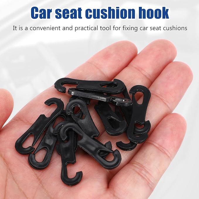 Veemoon 200PCS Car Seat Cover Hooks 1.38inch Seat Cover Clips Accessories