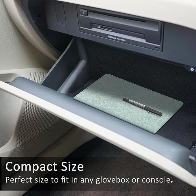 FINPAC Car Registration and Insurance Card Holder, Vehicle Glove Box Card Organizer Wallet Automobile Accessories for License