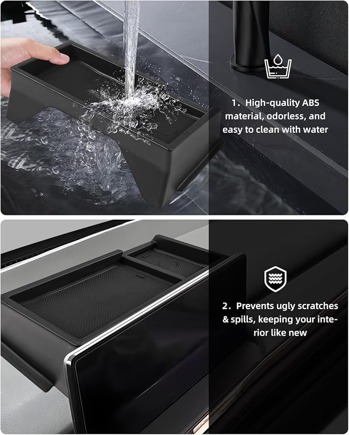 Center Console Dashboard Organizer Tray for 2023-2026 Honda Accord Hybrid (Sport, EX-L, Sport-L, Touring), 2024 2025 2026 Accord Interior Accessories