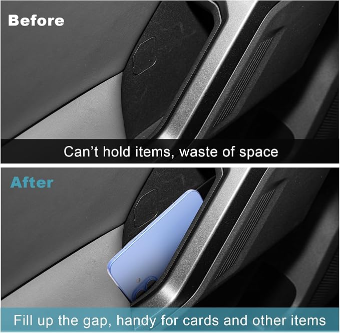 CDEFG 4Pcs for 2026 Toyota RAV4 Center Console Organizer Door Handle Pockets Trash Can Storage Box for 2026 Toyota RAV4 (LE/SE/XLE Premium/Woodland/XSE/Limited) Accessories