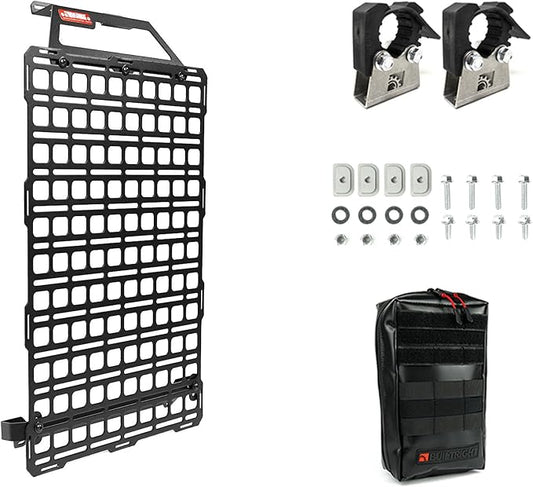 BuiltRight Industries Seat Back MOLLE Panel Organizer - Stage 1 Kit for Ford Raptor, F-150 (2015+), SuperDuty (2017+), and Ranger (2019+) | Made in USA