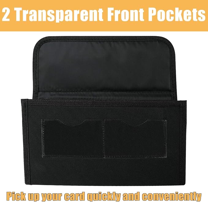 Vehicle Glove Box Organizer Large Capacity Car Registration and Insurance Holder for Car Documents License Cards with 13 Pocket Expanding File Folder 2 Cards Pockets