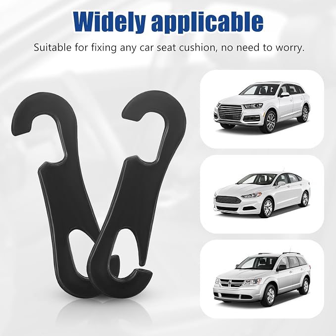 Veemoon 200PCS Car Seat Cover Hooks 1.38inch Seat Cover Clips Accessories