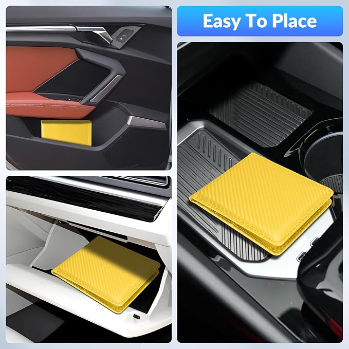 Car Registration and Insurance Card Holder，Vehicle Glove Box Car Organizer，Accessories Case for Storing Driving Licences, Cards, Documents