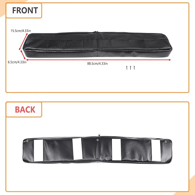 Aunginsy 1Pcs Trunk Organizer Compatible with Toyota FJ Cruiser 2007-2024+, Car Rear Tailgate Storage Bag Back Door Panel Storage Pocket Box Multi-Compartment Oxford Cloth Expansion Space Accessories
