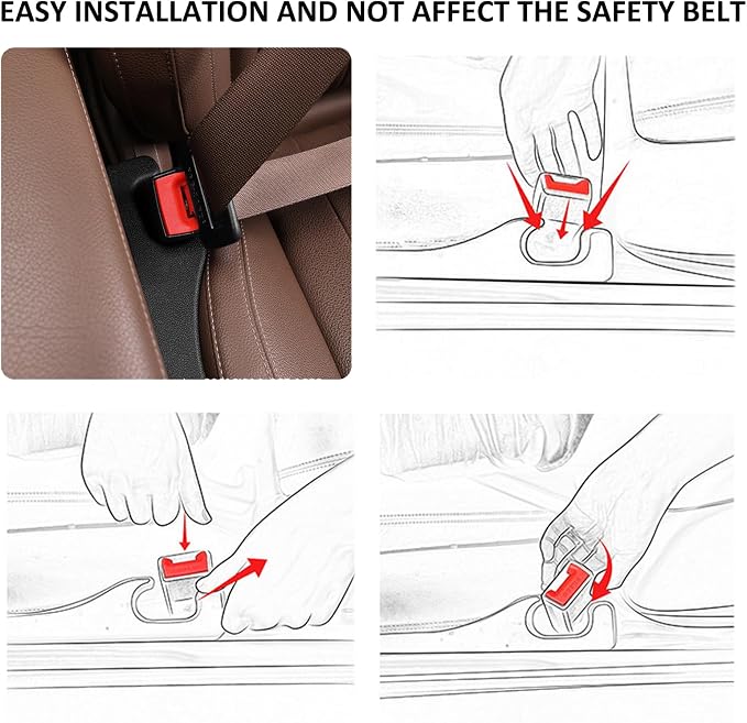 Car Seat Gap Filler 2 Pack,Universal Fit Car Seat Gap Stopper to Fill The Gap Between Seat and Console,Car Accessories Interior Prevent Stop Cellphone Wallet Keys Coins and Card from Dropping