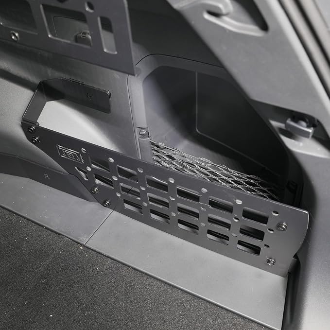 HIGH FLYING for Toyota RAV4 2026 2027 Car Accessories Modular Storage Molle Panel Cargo Shelf Organizer Luggage Carrier Rack Aluminum Alloy (Storage Box B)