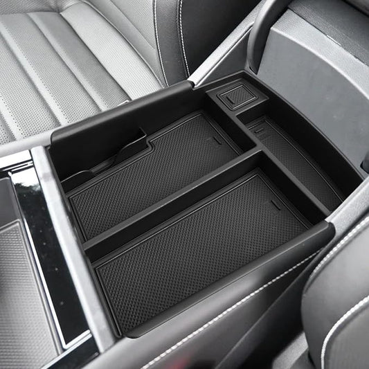SHAOHAO for 2026 Volkswagen Atlas Center Console Organizer Fit for 2024 2025 2026 Volkswagen Atlas & Atlas Cross Sport Accessories (SE/SE with Tech/SEL/SEL R-Line/SEL Premium R-Line) Storage Box Tray