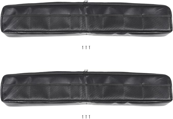 Aunginsy 2Pcs Trunk Organizer Compatible with Toyota FJ Cruiser 2007-2024+, Car Rear Tailgate Storage Bag Back Door Panel Storage Pocket Box Multi-Compartment Oxford Cloth Expansion Space Accessories