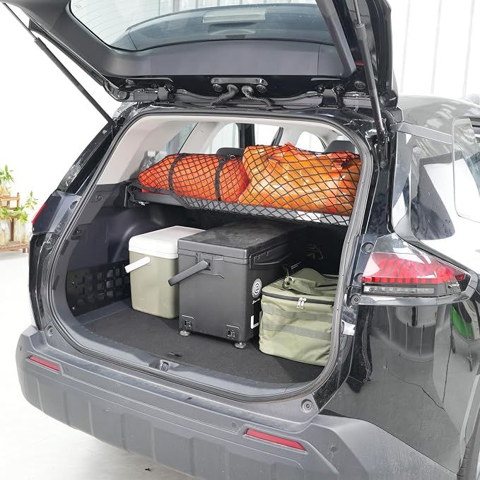 HIGH FLYING for Toyota RAV4 2026 2027 Interior Storage Molle Panel Cargo Shelf Trunk Organizer Luggage Carrier Rack Modular System Aluminum (Middle Shelf)