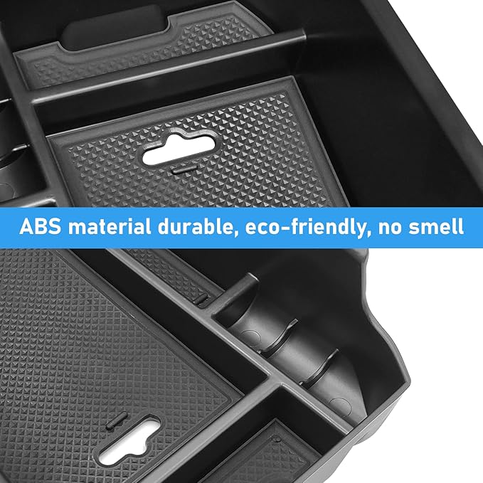 Compatible with BMW X3 Center Console Organizer 2018-2024,for 2019-2024 X4 Console Organizer Tray, for X3 G01/X4 G02 Center Aremrest Secondary Storage Box With Coin Holder(Not Fit 2025+)