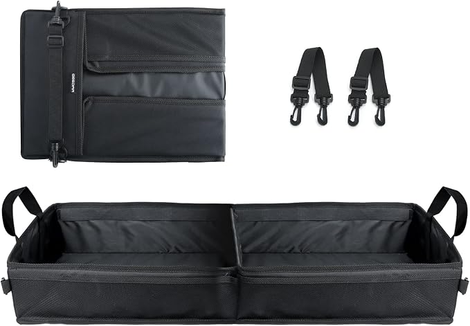 GEEDAR Under Seat Storage Truck Tool Box Organizer for Truck Underseat Storage Ford F150 F250 F350 Chevy Silverado Accessories (2 Compartment for the Bench Seat)
