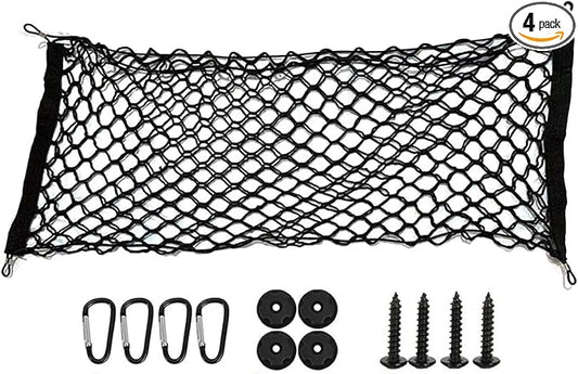 Truck Bed Cargo Net, Storage Elastic Mesh Net（43.3 * 15.7In）
