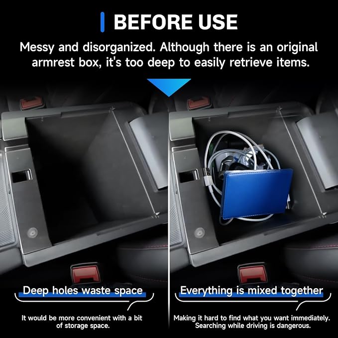 SXCY for 2025 2026 Ford Explorer Center Console Organizer Tray for 2025 2026 Ford Explorer Accessories Center Console Tray 2025 2026 Explorer Armrest Console Organizer Tray