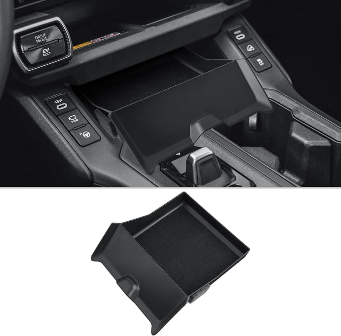 CDEFG for 2026 RAV4 Center Console Organizer Tray for 2026 Toyota RAV4 (LE/XSE/SE/XLE Premium/Woodland/XSE/Limited) Accessories Lower Console Drawer Storage Box
