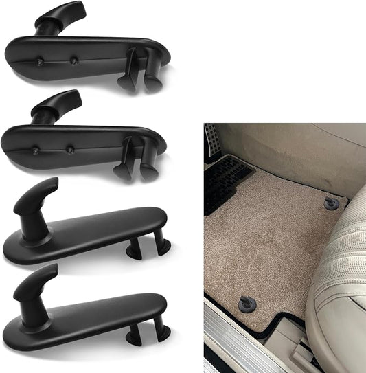 4PCS Car Floor Mat Clips, Car Mat Hook, Carpet Holders Fixing Clamps Hooks Replacement #08210-00820 08211-00720, Car Interior Accessories Floor Carpet Fixing Clips Suitable for Toyota Lexus