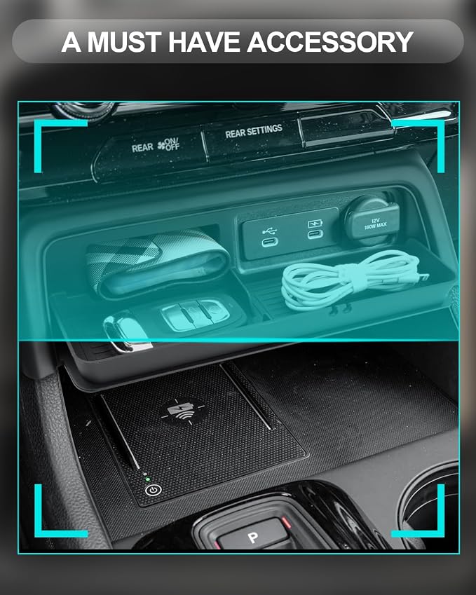CDEFG for 2026 Honda Passport Center Console Organizer for 2026 Honda Passport Accessories Middle Console Drawer Storage Box Insert Tray